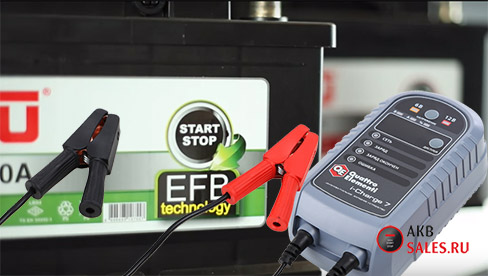 правила зарядки батарей EFB
